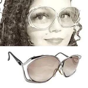 Vintage 70s-80s Oversized Expression Silver Large Butterfly Eyeglass Frames Vintage | Accessories | Vintage 7s80s Oversized Expression  main image 3